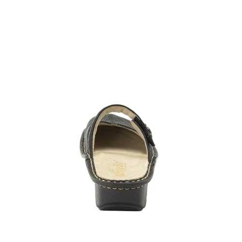 Image of Alegria Women Kamila - Timeless Comfort, Arch Support and Style for Everyday Elegance - Nursing and Healthcare Professionals Slip-Resistant Mules - Open Back Leather Comfort Walking Clog Shoes