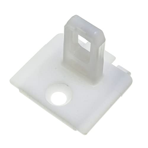 Paxanpax PLD1860 Loquet de porte en plastique blanc compatible avec Hoover Candy, CC, GOC, GODC, GODV, COV, Hoover HHKR, HNC, HNV, VHC, VHV Series