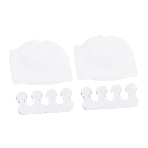 PartyKindom Toe Separators for Bunions 2 Pack Toe Spreader Gel Silicone for Comfortable for Yoga