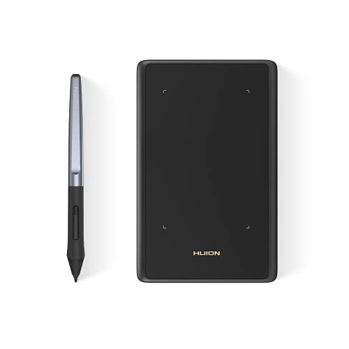 HUION ペンタブレット H420X PC必要なし スマホで使える可能 傾き検知機能 充電不要ペン8192レベル筆圧感度 ペンタブ【一年保証】