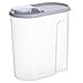 1.8l Żywność Kuchnia Organizator Box Plastikowy Pojemnik Lodówka Organizator Uszczelniony Ziarna Kryzysowe Pokrywy Przezroczyste Przechowywanie PP (Color : Grey)