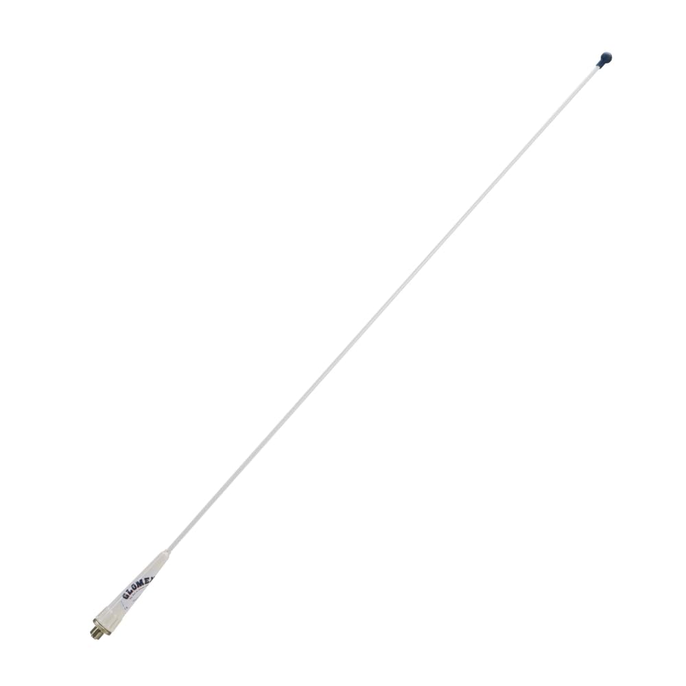 Glomex – Antenna VHF Glomeasy Leisure 0,9m (Bianco), Modello RA106GRPFME – Installazione Rapida Fast Fitting FME, Per barche a vela, motore, gommoni, yacht – Comunicazione Semplice e Affidabile