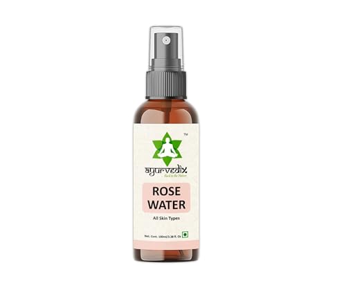 Image of Gulab Ark Rose Water 200 ml | 100% Pure Indian Rose Hydrosol | Natural Face Toner & Mist | Hydrates, Cleanses & Balances Skin pH | Paraben-Free | Suitable for All Skin Types