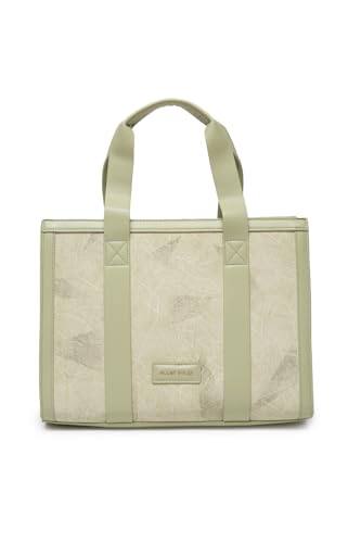 Image of Allen Solly Women's Large Tote Shoulder Bag | PU Leather | Soft Touch | Detachable Sling | College & Daily Carry