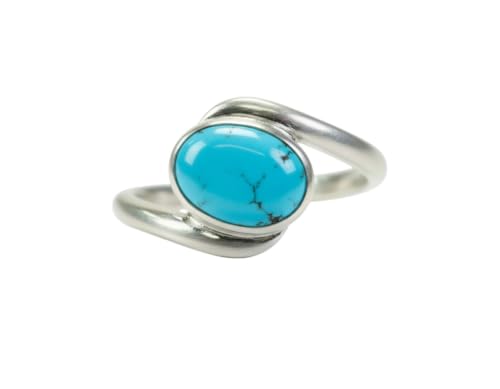 Image of 55Carat Choose Your Color Natural Gemstone Silver Statement Rings for Gift Corssover Style Size 5 to 12