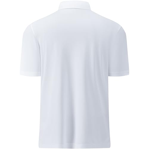 Mens Golf Shirt Short Sleeve Moisture Wicking Dry Fit Performance Solid Casual Pique Collared Golf Polo Shirts for Men2