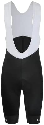 LE COL Mens Pro Bib Shorts (M, Black/White)
