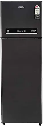 Whirlpool 360 L 3 Star Inverter Frost-Free Double Door Refrigerator (IF INV CNV 375 STEEL ONYX (3s)-N, Black)