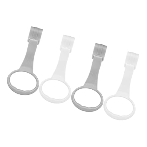 MERRYHAPY Infant/Toddler Pull-up Ring Set Portable Crib Hanging Rings for Learning Stand-