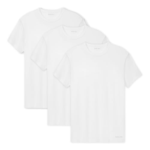 Tommy John Men's Essential Cool Cotton Crew Neck Undershirt -Modern Fit
