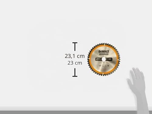 Miniatura 3 de Dewalt - Dt1957-Qz -Hoja De Sierra Circular Estacionaria, Disco De Corte 40 Dientes 250x30mm Resistente A Clavos Y Duradero Construcción Especial Y Uso Profesional, Talla Única