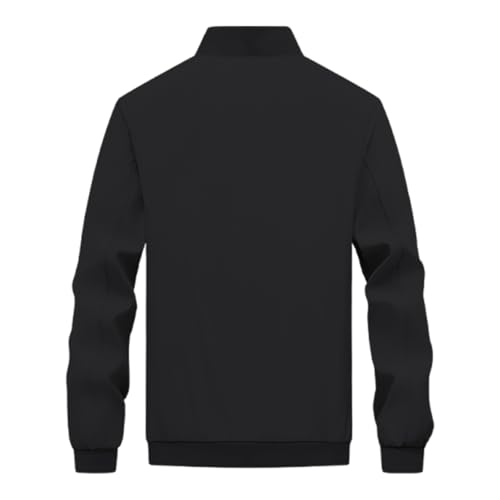 Mens Jackets Zip Up Stand Collar Spring Fall Fashion Casual Sport Jackets - image 3