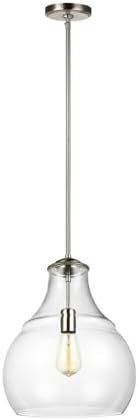 Feiss Lighting-Zola-One Light Pendant-Satin Nickel Finish