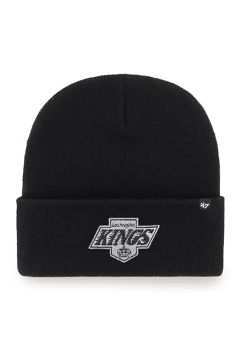 '47 Brand Beanie LA Kings HVIN-HYMKR08ACE-BKA88 Black Schwarz, Size:OneSize