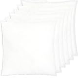 [Pack 6] Relleno cojín 45x45 | Fabricado en España | Relleno de Fibra Hueca, hipoalergénico, indeformable y Lavable. 100% poliéster. Varias Medidas.