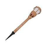FONDOTIN 1pc Torch Shape Solar Lamp Solar Lamp Ornament Garden Decor Easy Install Lighting Tool