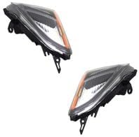 #US Replacement Part for PAIR OF HEADLIGHTS FIT For Nissan ROGUE SELECT S 14 2015 NUMBER NI2503231 NI2502231#lightoto14420