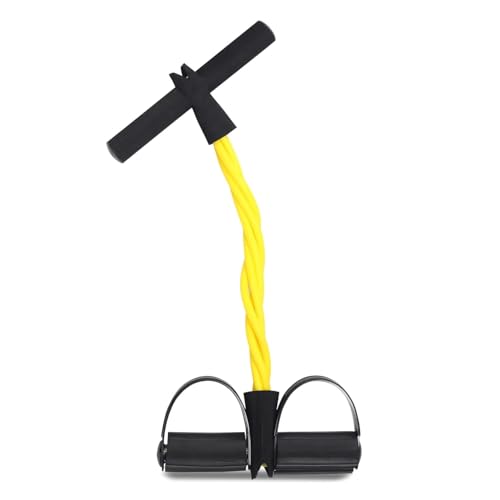 Image of SKYCELL Pull Reducer Leg Exercise Equipment Tummy Trimmer - Yoga Pedal Puller Resistance Band, Pedal Puller for Exercise, Stomach Exercise Equipment, Gym & Yoga Basic Equipment - 4 Tubes