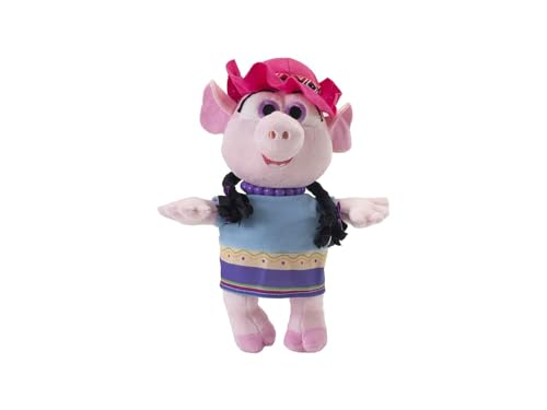 BANDAI - La Granja de Zenón - Peluche Musical Doña Pancha AR80007 Multicolor Descubre la Magia de la Granja de Zenón: Peluches Encantadores, Diversión Garantizada