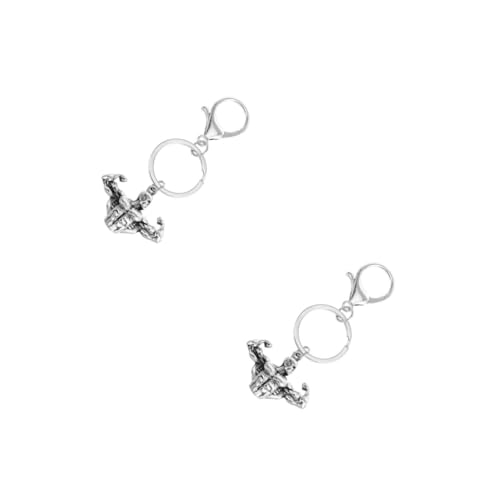 DEARMAMY 2 Piezas De Llavero De Fitness Máquina De Fitness Cables Llavero Con Abalorios Palo De Carpintería Decoración Accesorios Y Suministros Llavero Con Barra Herramienta De