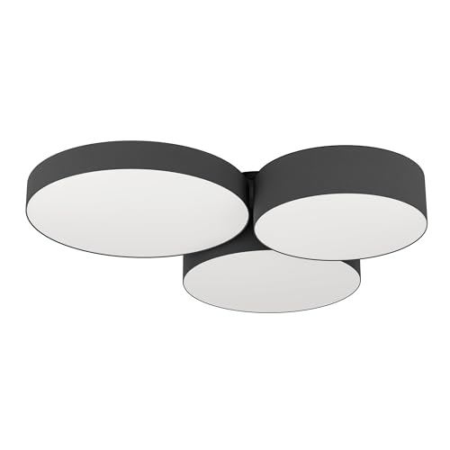Deckenleuchte Eglo BARBANO-Z plafonnier abat-jour tissu bicolore