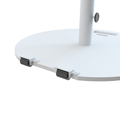 Image of Midtown Umbrellas Round 2 - Base with Wheels, Up to 55 lb Capacity, White