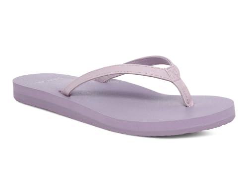 Image of Sanuk Yoga Joy Womens Flip Flops | Yoga Mat Footbed | Sandals for Women | Womens Yoga Sandals | Women's Beach Sandals