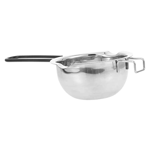 CIMAXIC Butter Melting Bowl Stainless Steel Melting Pot Waxed Pot Oil and Cheese Heater Easy to Clean Essential Kitchen Accessory