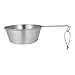 FytStycale Camping Bowl Camping Sierra Cup Deep Utensil 2L Portable Cookware Outdoor Dinnerware for Beach Kitchen Picnic Travel Hiking