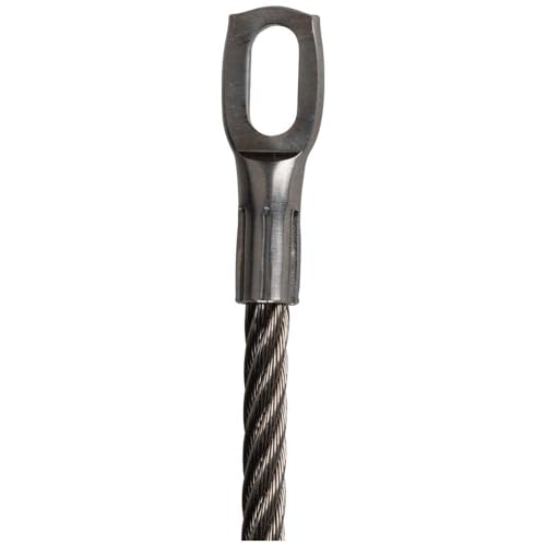 Klein Tools 50611ML Wire Puller Replacement Leader, Stainless-Steel Leader with Eyelet for Easy Wire and Cable Pulling, Rare Earth Magnet by KLEIN TOOLS - Image 4