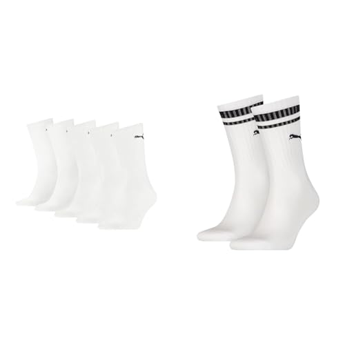 PUMA Crew chaussettes blanches taille 39-42 pack de 9 pour optimiser votre confort en baskets