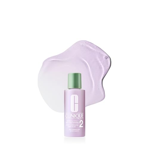 Clinique 3-Step Clarifying Lotion Face Exfoliator 2 | Toner With Witch Hazel | For Dry Combination Skin Types, Mini Travel Size, 2 Fl Oz