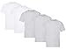 Produktbild Fruit of the Loom Herren Regular Fit T-Shirt Heavy Cotton Tee Shirt 5 Pack,3X Grau + 2X Weiss + 1 HL Kauf Notizblock-L
