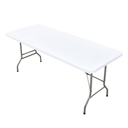Nacuci Rectangle Polyester Fitted Tablecloth 24x48 in, Windproof Washable