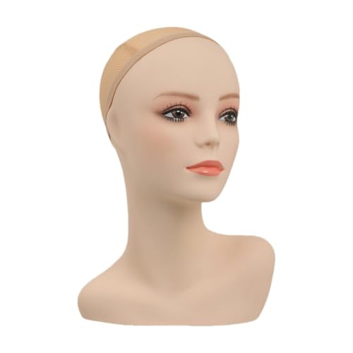 Cabeza de maniquí con hombros ideal para lucir tus pelucas y collares elegantes