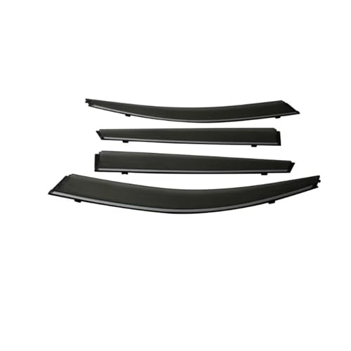 Déflecteurs de vitres pour Roewe RX8 2018-2024 en carbone et chrome