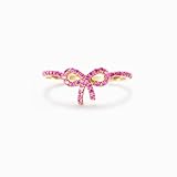 PINKPIN 18K Gold Plated S925 Sterling Silver Bow Knot Ring for Women Fashion Rings for Women Ring Jewelry Gifts