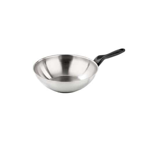 Barazzoni Le Inoxidabili Saltapasta Wok, Acciaio Inox 18/10, Made in Italy, ø28cm, capacità 3.7 lt, Triplo fondo. Induzione+Gas. PFAS free. Manico ergonomico.