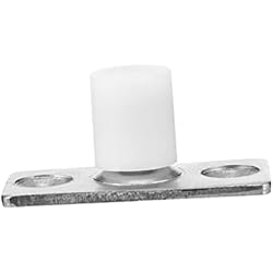 KONTONTY 1 Pc Rueda Guía Nylon Rodillos De La Puerta Guia Inferior Puerta Corredera Guía De Suelo De Nailon Guía De Rodillos De Puerta Guia De Puerta Corredizo Portón Blanco