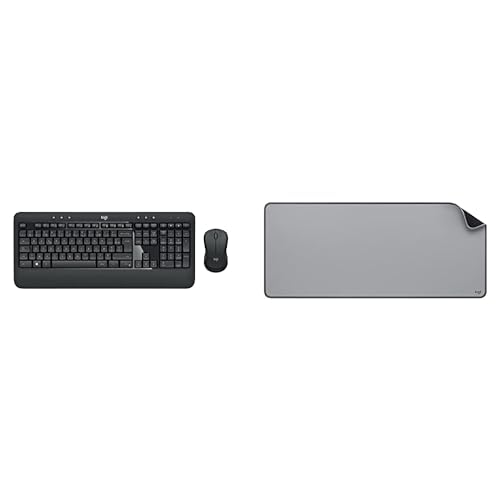 Logitech MK540 Combo clavier et souris sans fil pour ordinateur portable avec grand sous-main