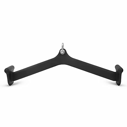 Kakss Cable Machine Attachments. Black Matte Handles with Universal Attachment for Cable Machines. Pull Down, Press Down, Row, Triceps, Biceps & Lats. Available in 8 Varieties. (Pack of 5 Pc (Combo))