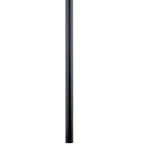 Kichler Outdoor Accessory Post in Black, Heavy-Duty Accessory for Post Lanterns and Landscape Fixtures, 9506BK, (3" W x 84" H)