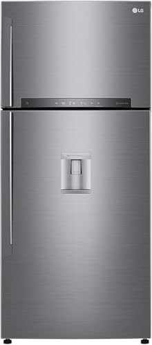 LG GTF744PZPED Frigorifero Doppia Porta, Classe E, 509l, Wi-fi, Door Cooling, Gestione Umidità,dispenser Acqua, Cassetto 0 Gradi, Fabbricatore Del Ghiaccio, Compressore Smart Inverter, Inox