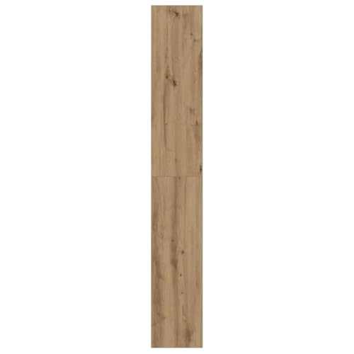 Estantería de madera con mucho espacio de almacenamiento vertical para libros 6