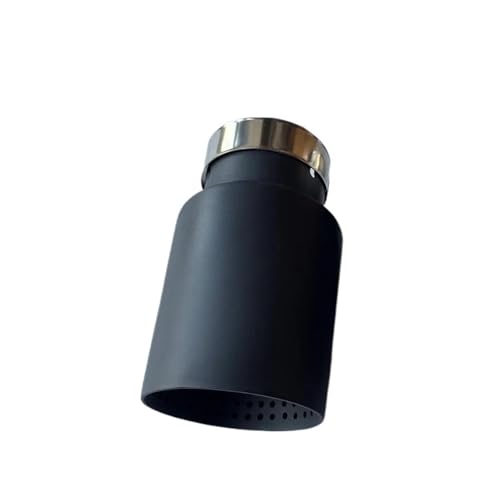 Garniture AK pour tuyau d'échappement de voiture en acier noir mat