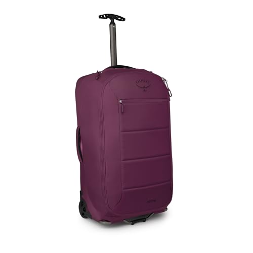 Osprey Ozone sac à main 2 roues bourgogne 80L pour ne plus manquer d'espace en voyage