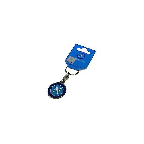 Porte-clés logo SSC Napoli bleu clair accessoire de football adulte