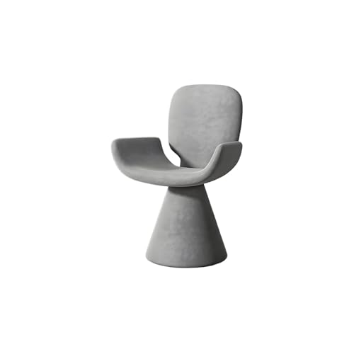 Moderna silla giratoria para tocador, silla tapizada con giro de 360°, cómodo taburete de maquillaje para dormitorio y sala de estar