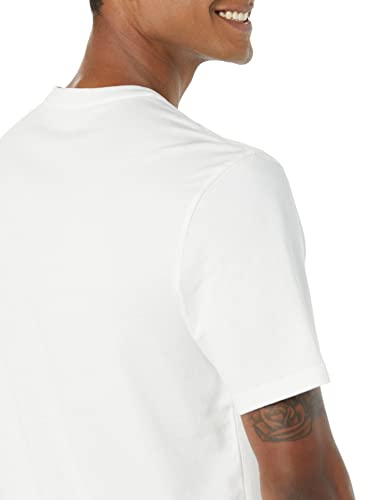 Amazon Essentials Men's Short-Sleeve Crewneck Pocket T-Shirts, Pack of 2, White, Pineapple Print, Small - image 7