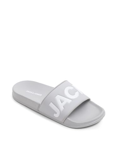 Image of JACK&JONES Men's Logo Print Pool Sliders